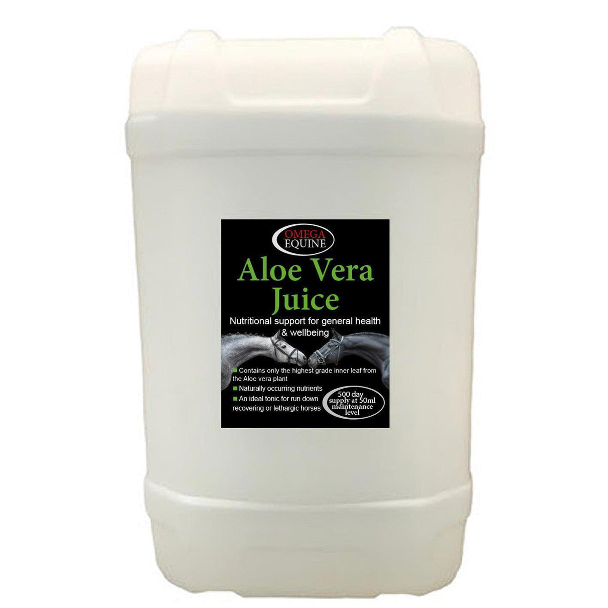 Omega Equine Aloe Vera-25 Litre-Horse Electrolytes-Omega Equine-Barnstaple Equestrian Supplies Tack Shop