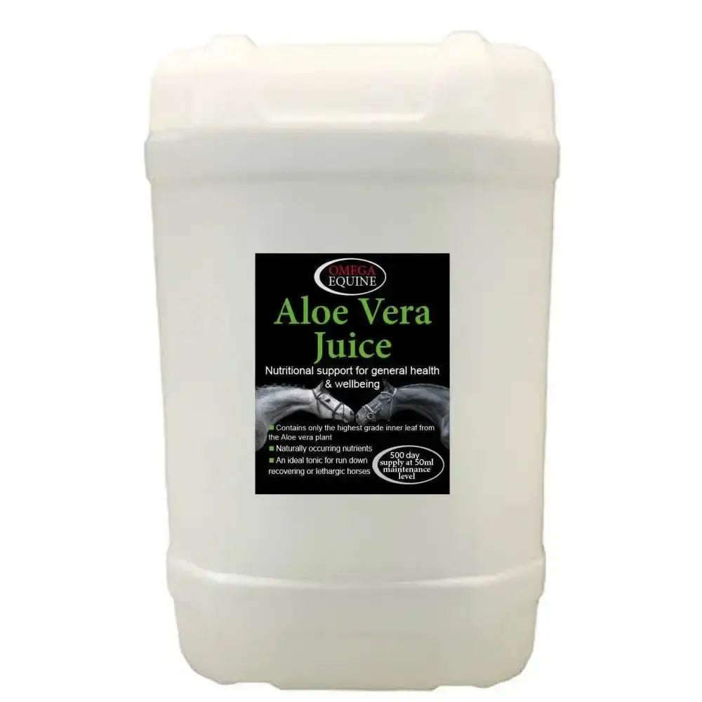 Omega Equine Aloe Vera 25 Litre Horse Electrolytes