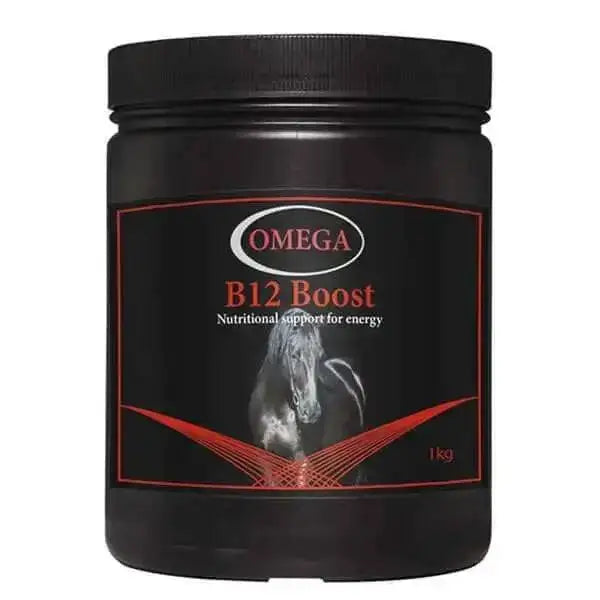 Omega Equine B12 Boost 1Kg Horse Supplements Barnstaple Equestrian Supplies