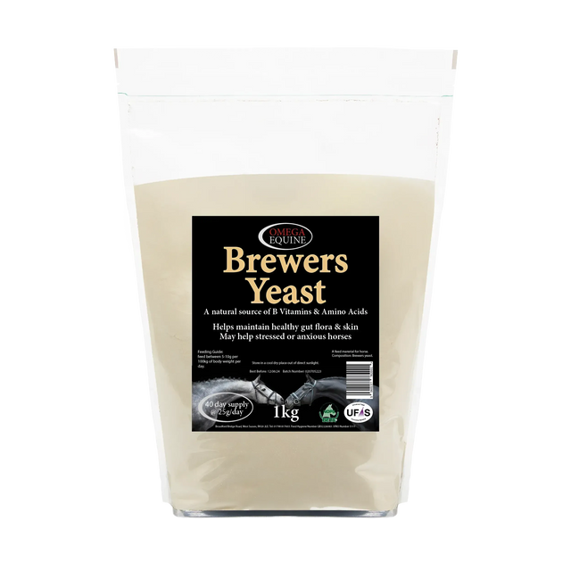 Omega Equine Brewers Yeast 1kg Gut Balancers For Horses