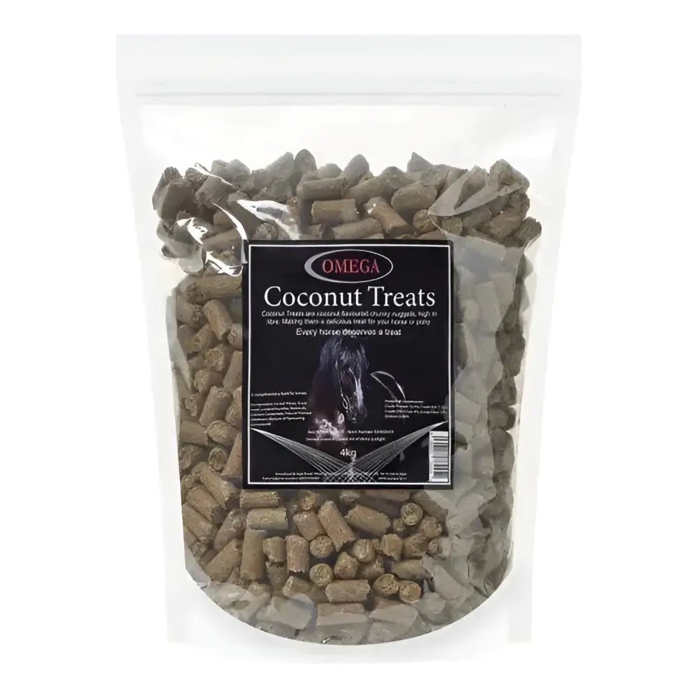 Omega Equine Coconut Horse Treats 4kg Horse Treats Barnstaple Equestrian Supplies