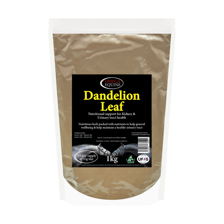 Omega Equine Dandelion Leaf-1kg-Horse Supplements-Omega Equine-Barnstaple Equestrian Supplies Tack Shop