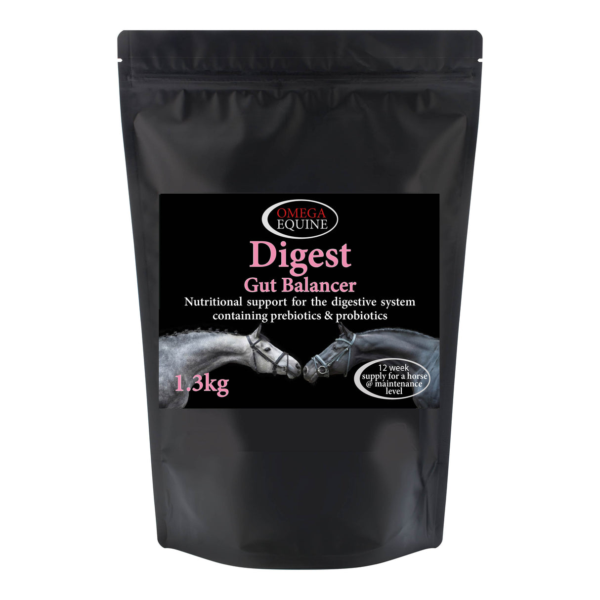 Omega Equine Digest Gut Balancer-1.3Kg-Gut Balancers For Horses-Omega Equine-Barnstaple Equestrian Supplies Tack Shop