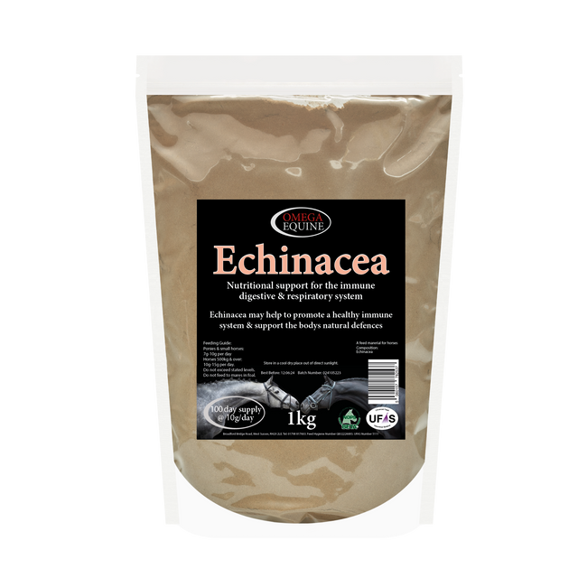 Omega Equine Echinacea-1kg-Horse Supplements-Omega Equine-Barnstaple Equestrian Supplies Tack Shop