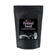 Black resealable pouch of omega equine fennel with equines fragrant fennel for naturally easing flatulence support