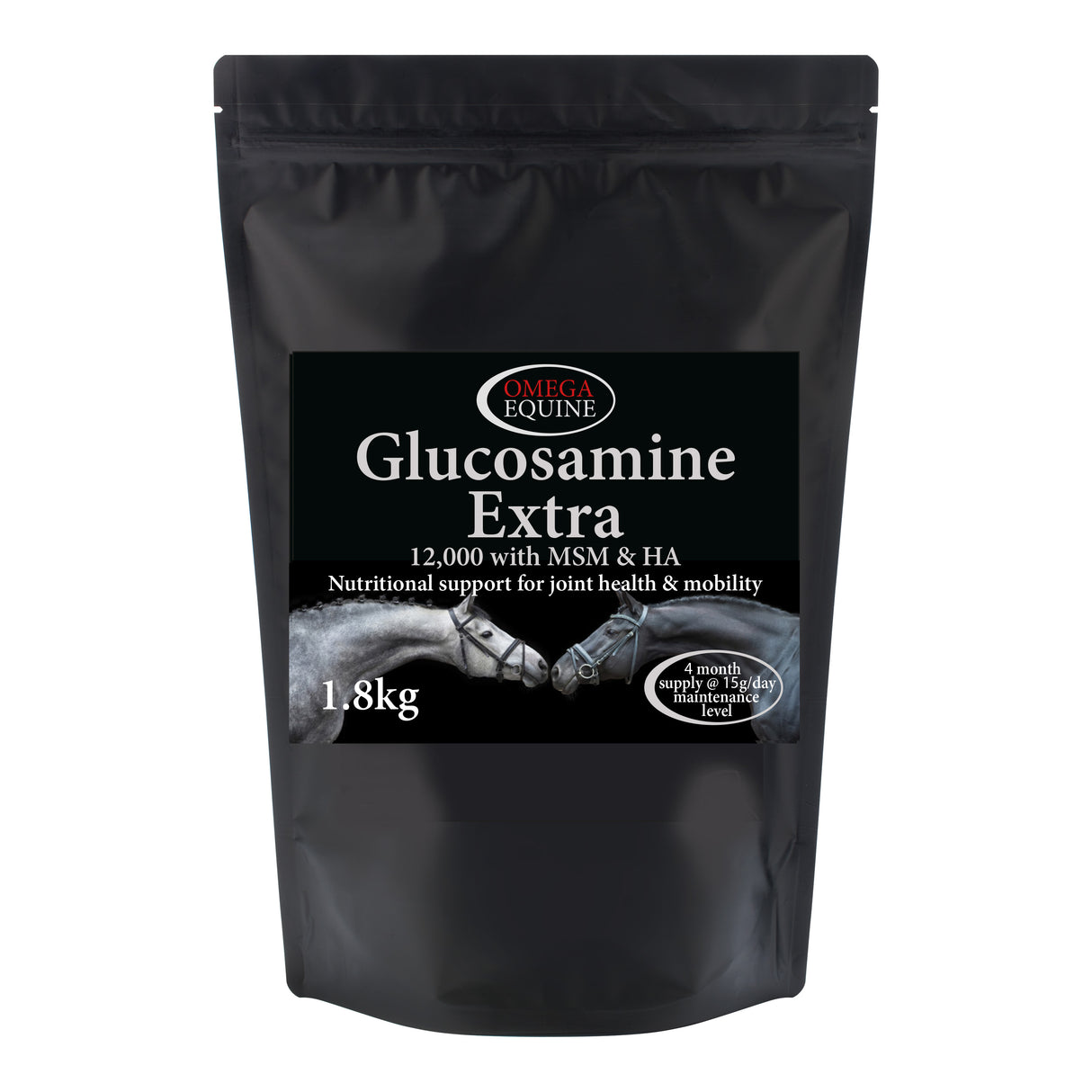 Omega Equine Glucosamine Extra 1.8Kg Pouch Equine Joint Supplements