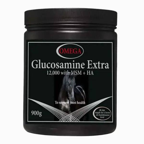 Omega Equine Glucosamine Extra 900g Pot Omega Equine Horse Supplements Barnstaple Equestrian Supplies