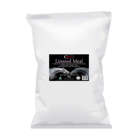 Omega Equine Linseed Meal 20kg Bags-Horse Feeds-Barnstaple Equestrian Supplies