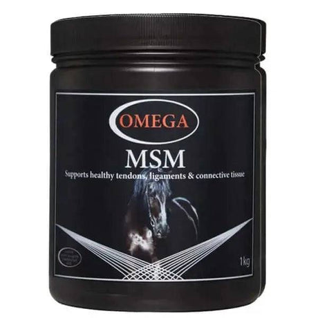 Omega Equine MSM - Methyl Sulphonyl Methane Omega Equine Horse Supplements Barnstaple Equestrian Supplies