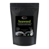 Black resealable pouch of omega equine seaweed 2kg natural nutrients seaweed all-round super-supplement packed for horses