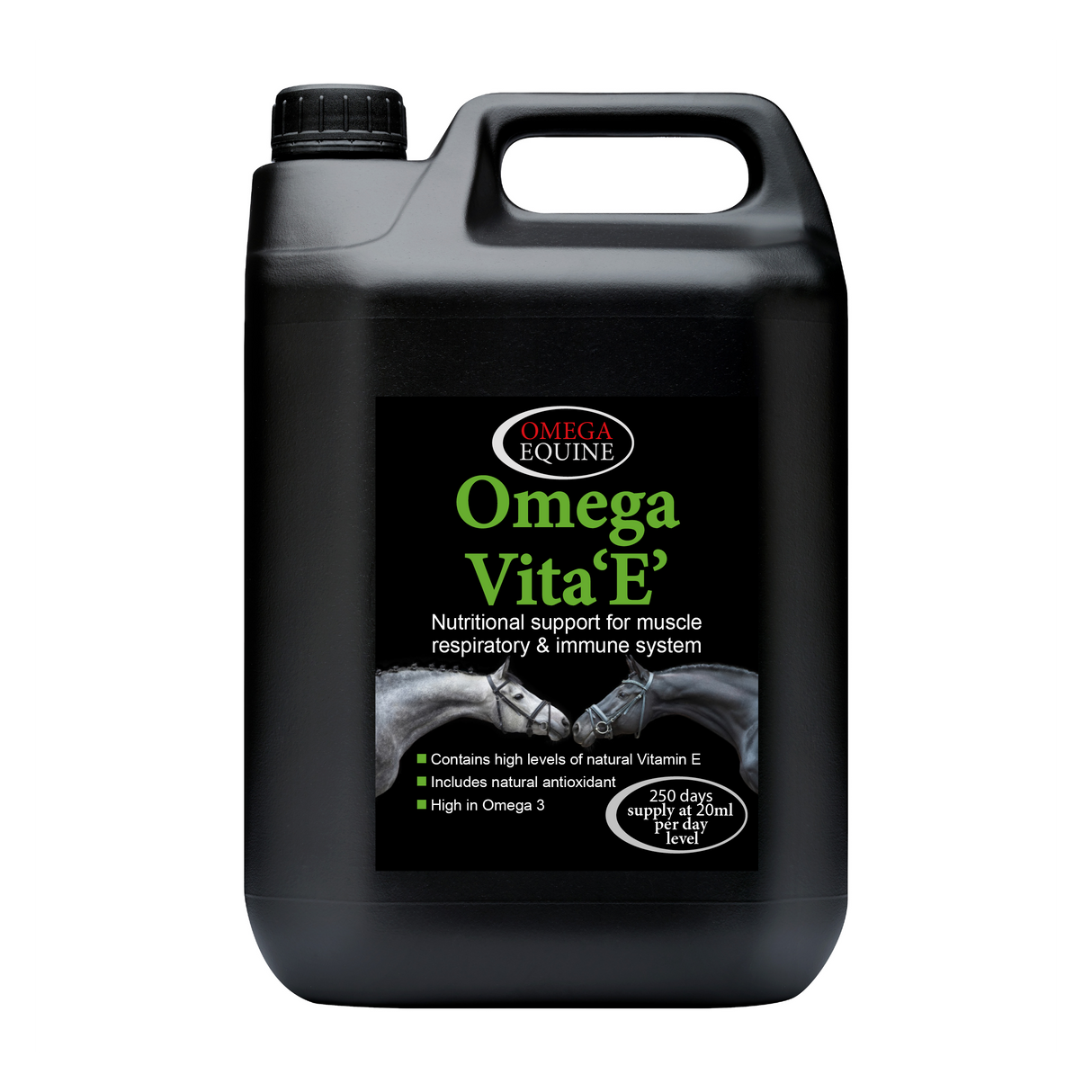 Omega Equine Vita E Cold Pressed Linseed With Omega 3 5 Litre Horse Supplements