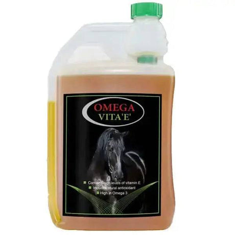Omega Equine Vita E Cold Pressed Linseed With Omega 3 1 Litre Omega Equine Horse Supplements Barnstaple Equestrian Supplies