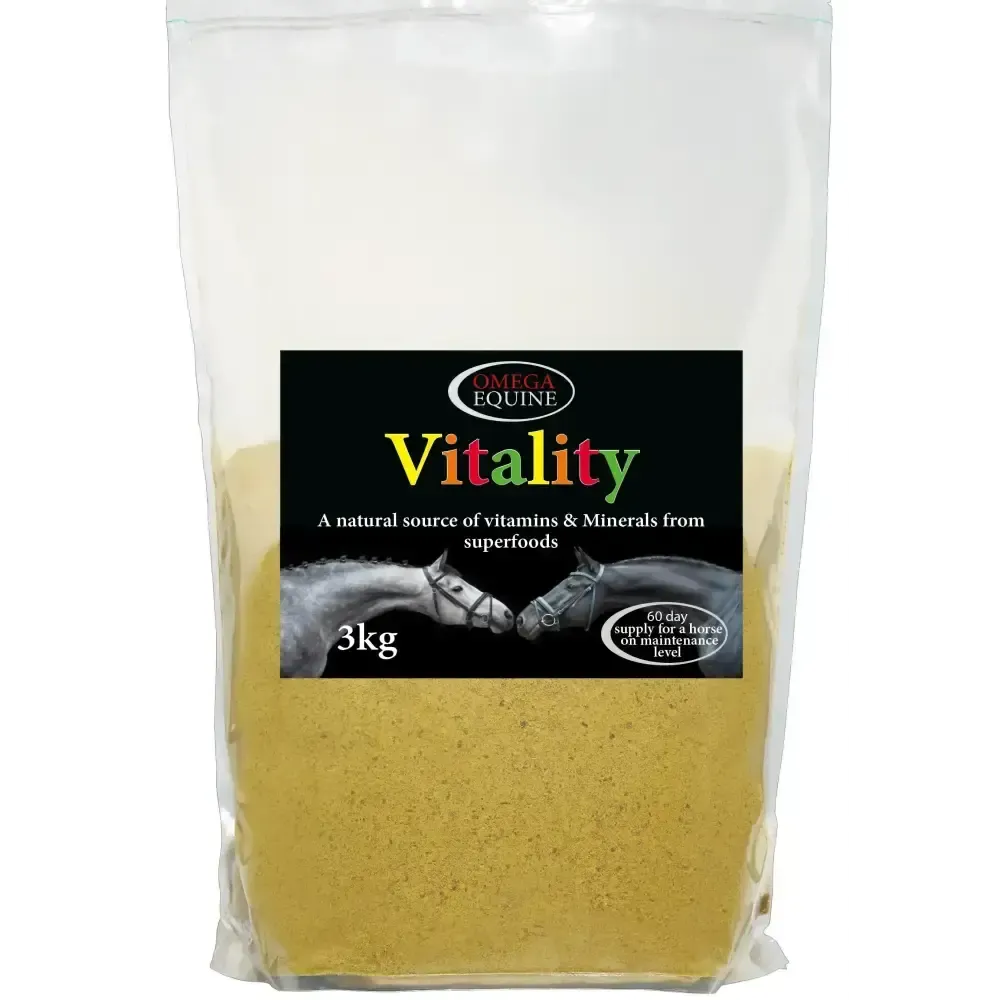 Omega Equine Vitality 3kg Refill Equine Joint Supplements