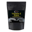 Black resealable pouch of omega equine vitamin e extra supplement with selenium and lysine for horse performance supplements