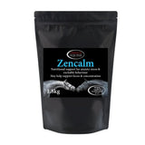 Black resealable pouch of omega equine zencalm 1.8kg nutritional supplement supporting equine anxiety and focus