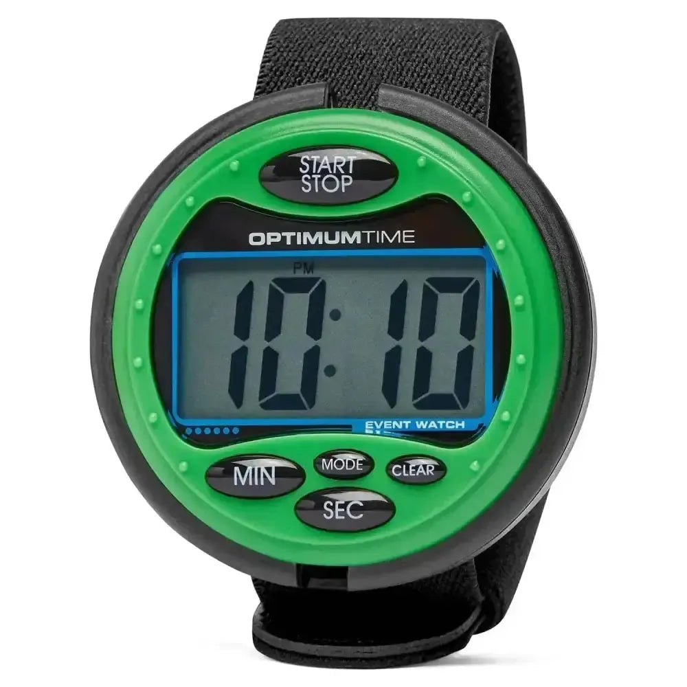 Optimum Time 3-Day Event Watch Green Competition Accessories