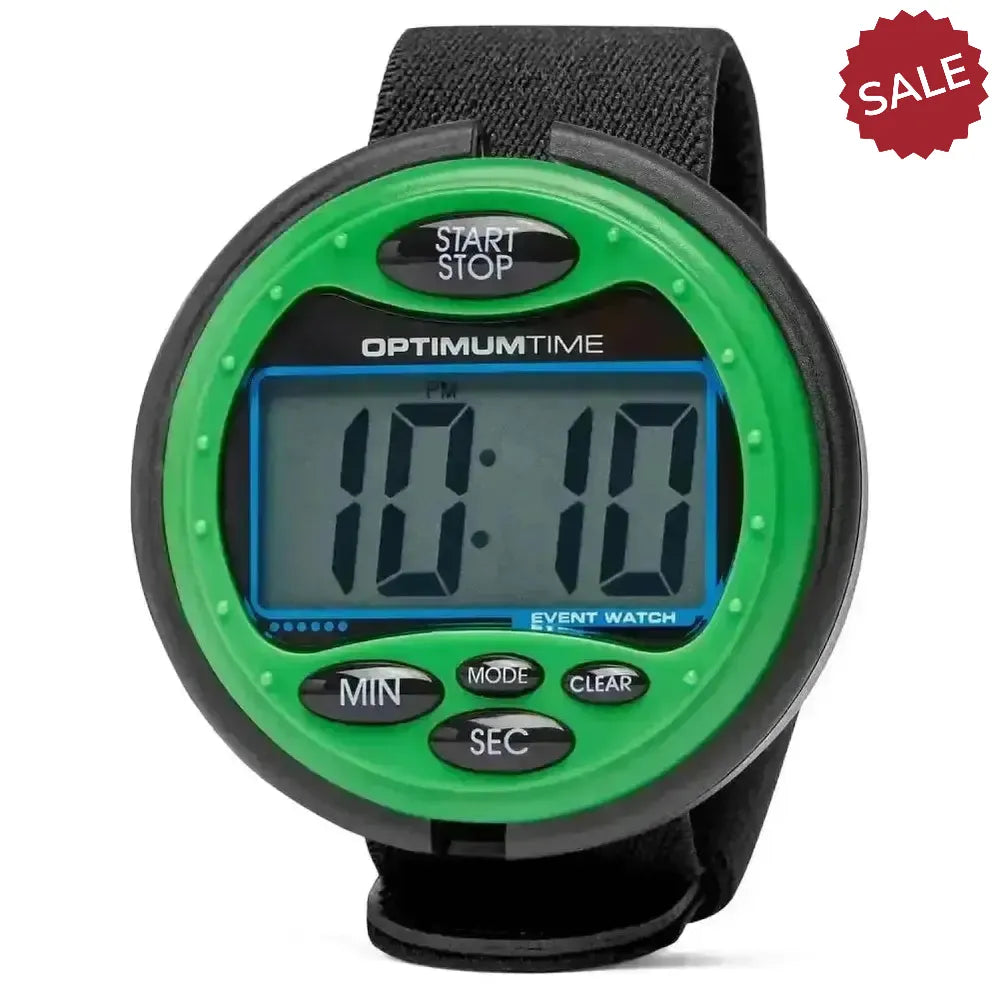 Optimum Time 3-Day Event Watch Green Competition Accessories
