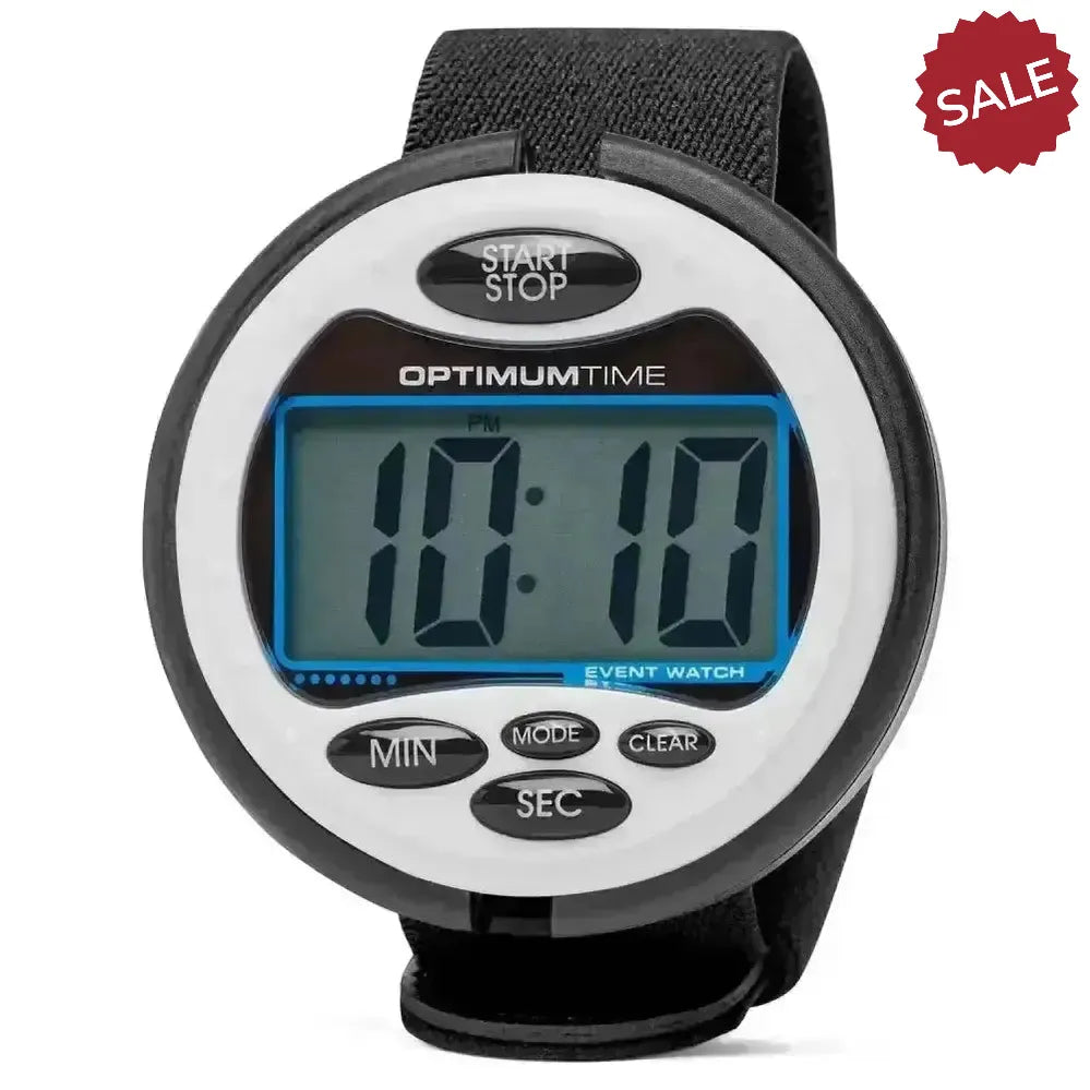 Optimum Time 3-Day Event Watch White Competition Accessories
