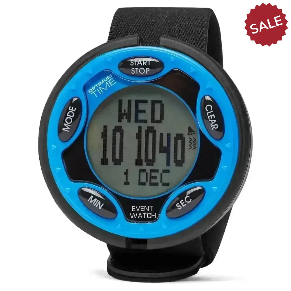 Optimum Time Rechargeable Event Watch Blue Competition Accessories