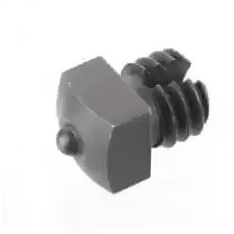 Black hexagonal original road studs ss001 bolt with threaded shaft and small rounded head for horse tack use