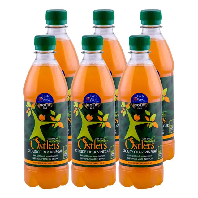 Ostlers Cider Organic Cider Vinegar With Mother 500ml Plastic Bottles condiments