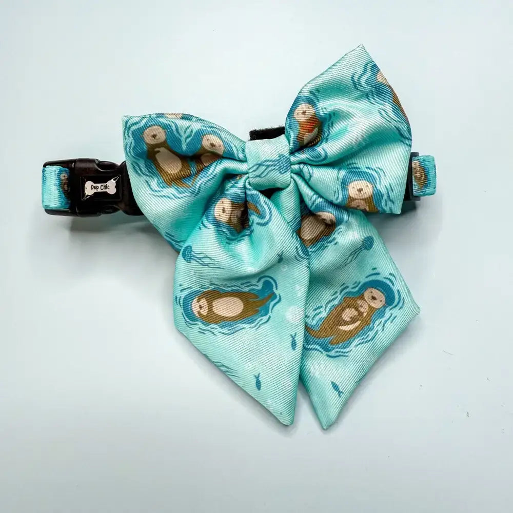 Otterly Lovely Sailor bow 🦦💙 Pet Products