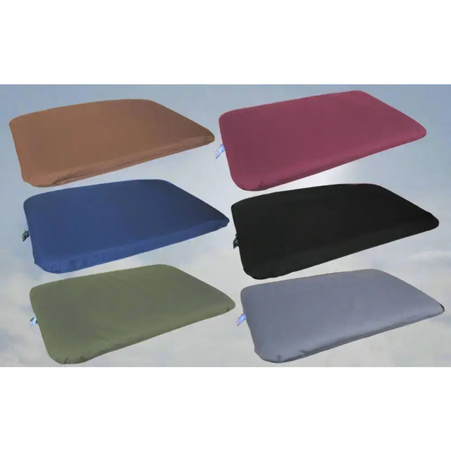 Rectangular solid color cushion with soft fabric and stitched edges for p&l country dog heavy duty waterproof duvet beds