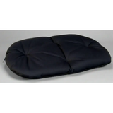 P&L Country Dog Heavy Duty Waterproof Oval Cushion Dog Bed Small L76cm X W58cm X D6cm Black Dog Beds