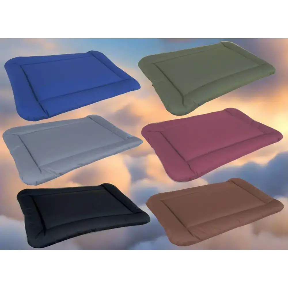 P&L Country Dog Heavy Duty Waterproof Rectangular Cushion Pad Dog Beds. Medium L76cm X W52cm X D5cm Black Dog Beds
