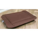 P&L Country Dog Heavy Duty Waterproof Rectangular Cushion Pad Dog Beds. Medium L76cm X W52cm X D5cm Brown Dog Beds