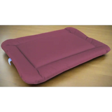 P&L Country Dog Heavy Duty Waterproof Rectangular Cushion Pad Dog Beds. Medium L76cm X W52cm X D5cm Burgundy Dog Beds