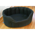 P&L Country Dog Tough Heavy Duty Oval High Sided Waterproof Dog Beds. Medium L61cm X W51cm X H22cm Black Dog Beds