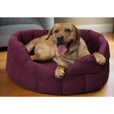 P&L Country Dog Tough Heavy Duty Oval High Sided Waterproof Dog Beds. Medium L61cm X W51cm X H22cm Black Dog Beds
