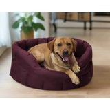 P&L Country Dog Tough Heavy Duty Oval High Sided Waterproof Dog Beds. Medium L61cm X W51cm X H22cm Black Dog Beds