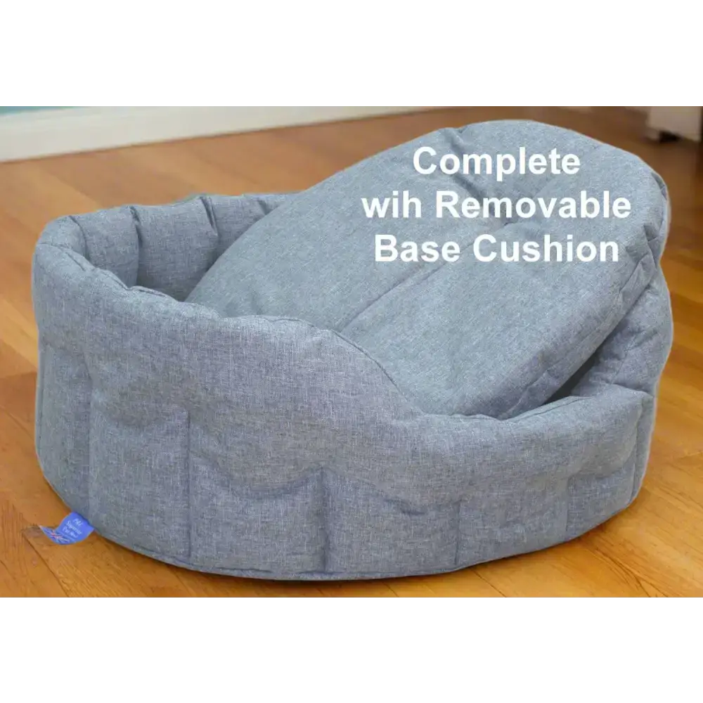 P&L Country Dog Tough Heavy Duty Oval High Sided Waterproof Dog Beds. Medium L61cm X W51cm X H22cm Black Dog Beds