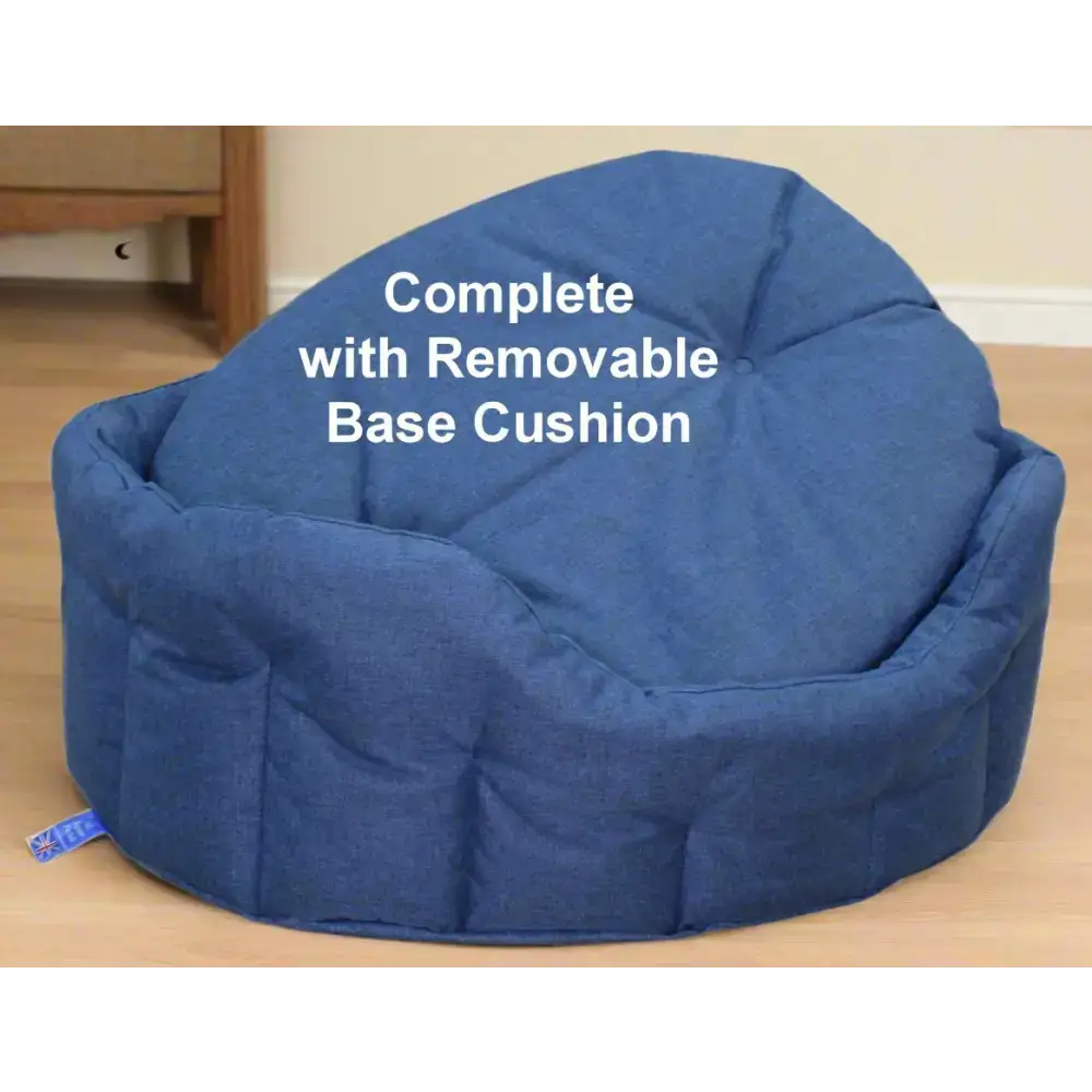 P&L Country Dog Tough Heavy Duty Oval High Sided Waterproof Dog Beds. Medium L61cm X W51cm X H22cm Black Dog Beds