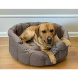 P&L Country Dog Tough Heavy Duty Oval High Sided Waterproof Dog Beds. Medium L61cm X W51cm X H22cm Black Dog Beds