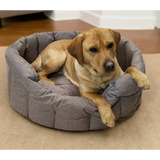 P&L Country Dog Tough Heavy Duty Oval High Sided Waterproof Dog Beds. Medium L61cm X W51cm X H22cm Black Dog Beds