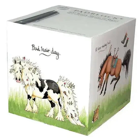 Padblocks Paper Notecube Happy Horses Gifts Barnstaple Equestrian Supplies