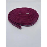 A maroon padded lunge line 8m with subtle gray stripe perfect for windsor padded lunge or reins brown beige lunge use