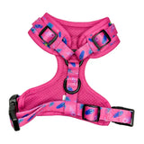 Peacock Power Adjustable Dog Harness - hot pink peacock feather dog harness Xxs Pet Products