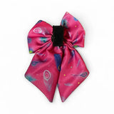 Peacock Power Sailor Bow – Bold, Beautiful & Pretty in Pink Pet Products