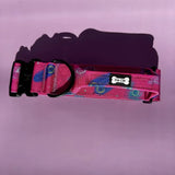 Peacock Power Tactical Dog Collar with Handle Large Pet Collars & Harnesses