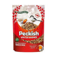 Red resealable bag of peckish winter warmer extra energy seed mix for birds perfect for winter warmer feeding
