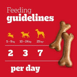Pedigree Dog Treats Gravy Bones Original 12x400gm Dog Treats
