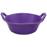 Perry Equestrian Biodegradable Rubber Eco-Skip Feeder 12 Litre Purple 12 Litre Buckets & Bowls