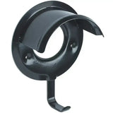 Perry Equestrian Bridle Brackets with Hooks No. 537 Black Bridle Hooks