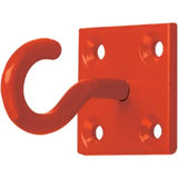 Perry Equestrian Chain Hook on Plate Red 50mm x 50mm Stable Hooks