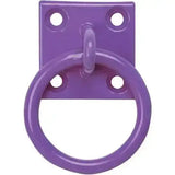 Perry Equestrian Chain Ring on Plate Purple Tie Up Rings