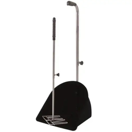 Perry Equestrian Muck Grabber with Retractable Handles No.558 Black Mucking Out